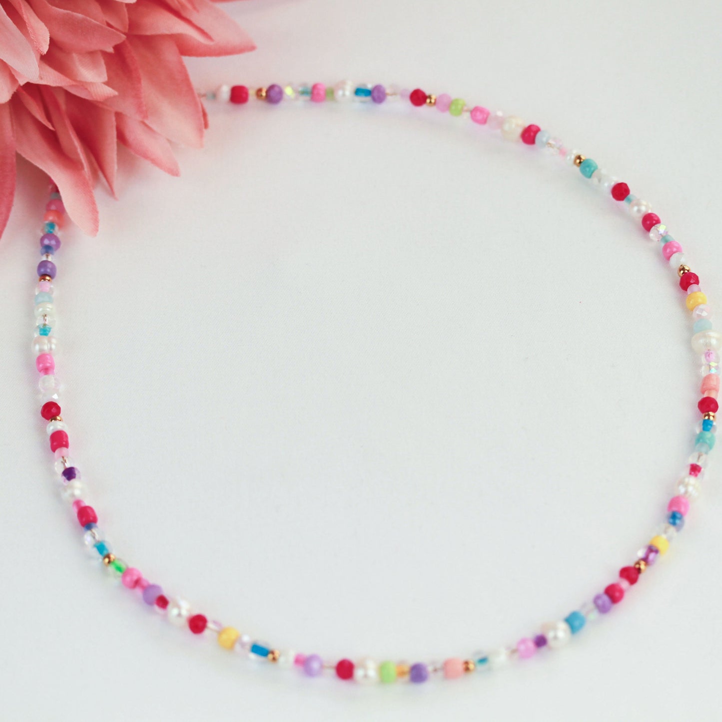 Rainbow Beads - Halskette