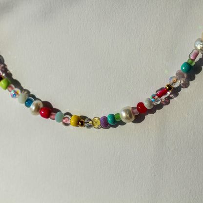 Rainbow Beads - Halskette