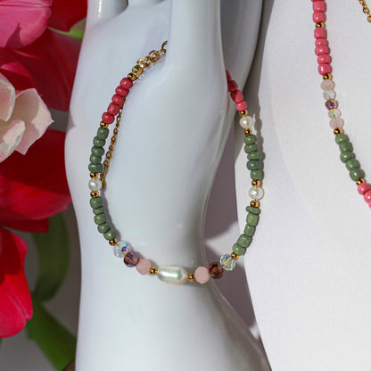 Verdant Rose Duo – Schmuckset