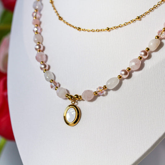 Rosé Quartz – Halskette