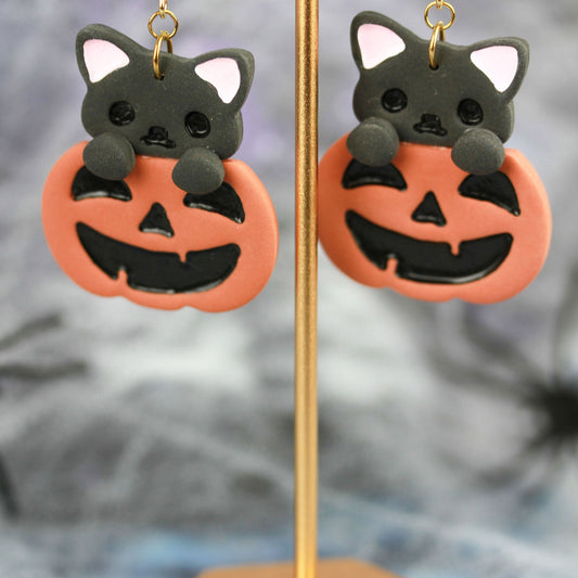 Pumpkin Cat – Ohrringe