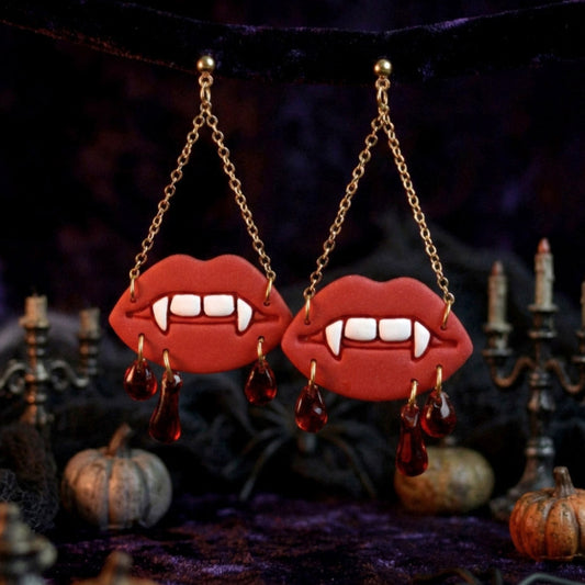 Bloody Lips – Ohrringe