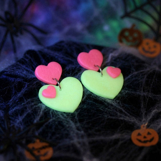Glow Heart - Ohrringe