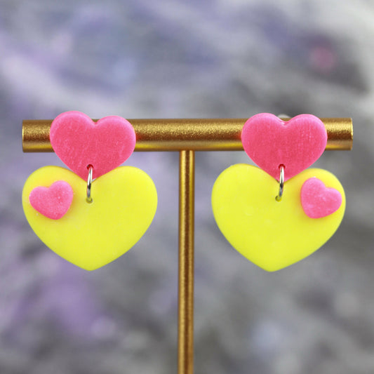 Glow Heart - Ohrringe