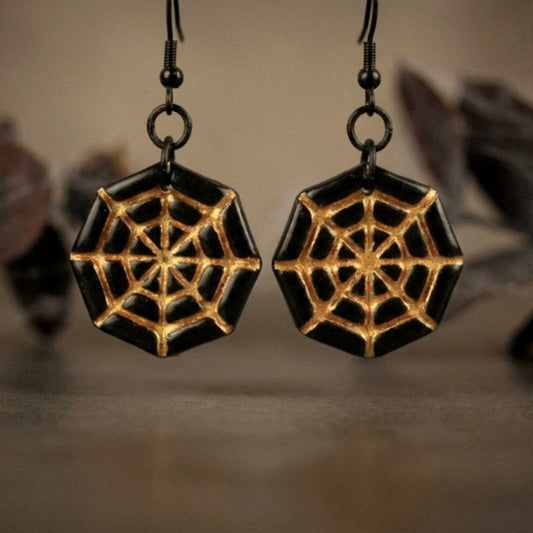 Golden Web – Ohrringe