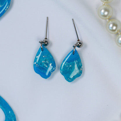 Blue Silver Swing – Ohrringe