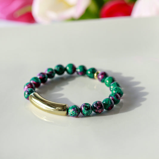 Ruby Zoisite Classic – Armband
