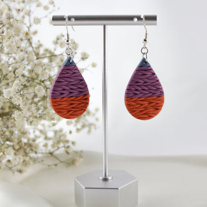 Braided Drops – Ohrringe