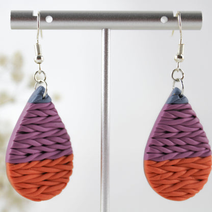 Braided Drops – Ohrringe