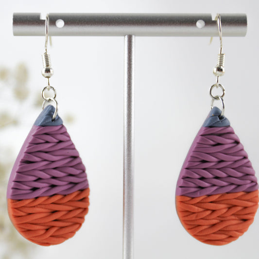 Braided Drops – Ohrringe