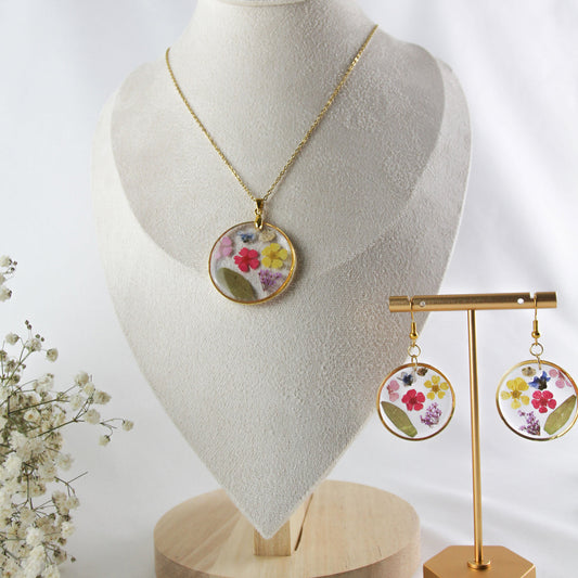 Real Flower Resin – Schmuckset