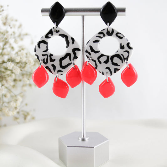 Leo Point Neon – Statement-Ohrringe mit Neon-Akzent