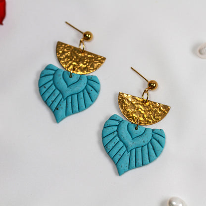 Turquoise Boho Gold – Ohrringe