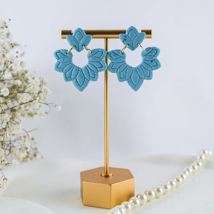 Turquoise Boho – Statement Ohrringe