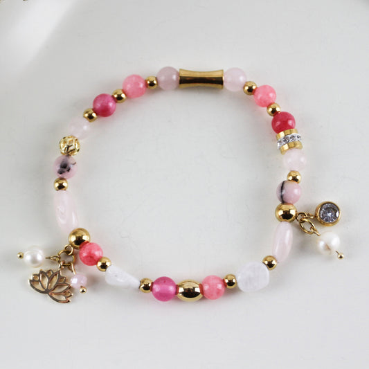 Rose Quartz Rhodonite – Armband