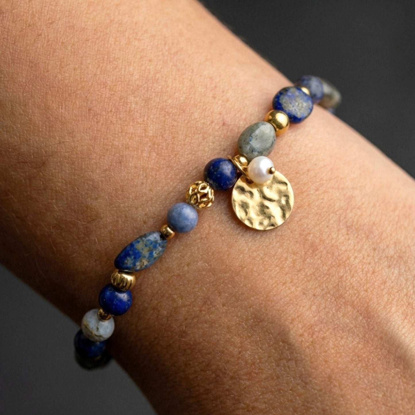 Midnight Blue – Lapis-Lazuli-Armband