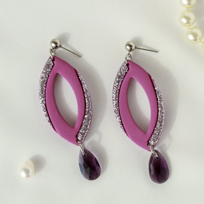 Crystal Veil Lilac – Ohrringe