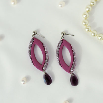 Crystal Veil Lilac – Ohrringe