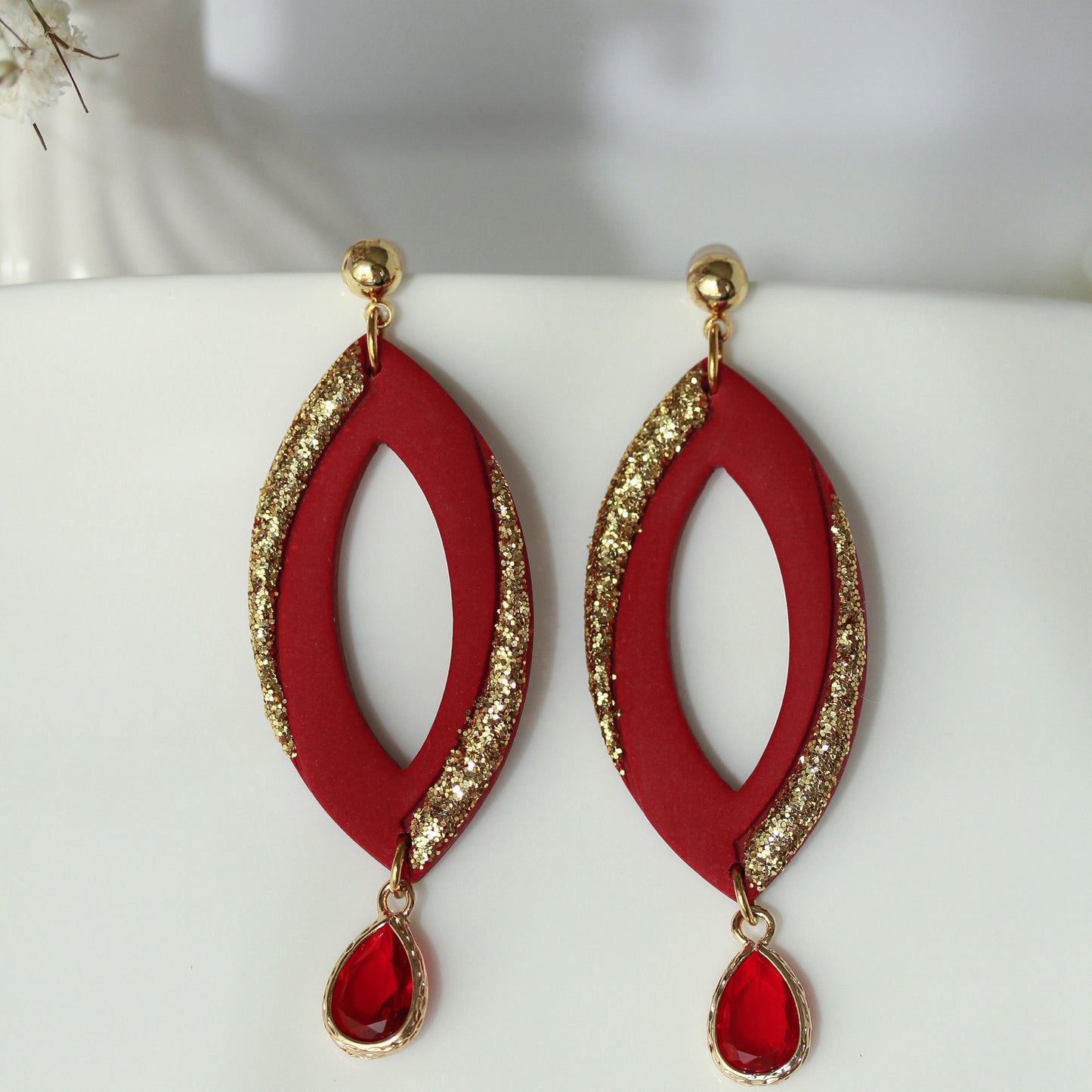 Scarlet Crystal – Ohrringe