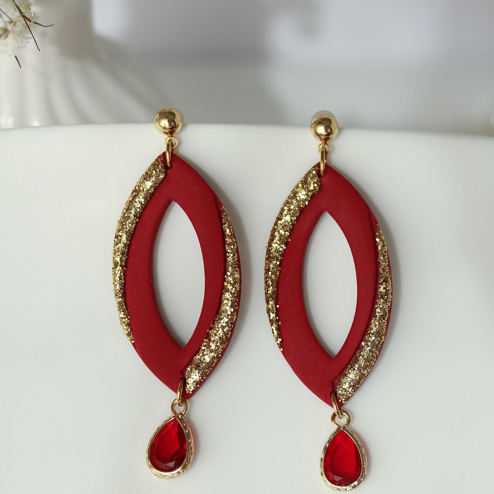 Scarlet Crystal – Ohrringe
