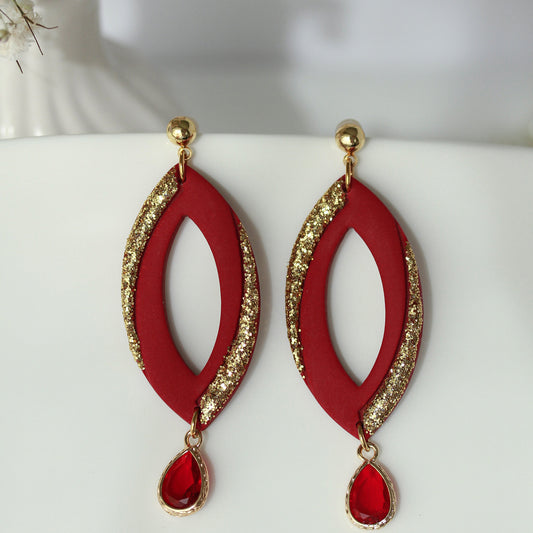 Scarlet Crystal – Ohrringe
