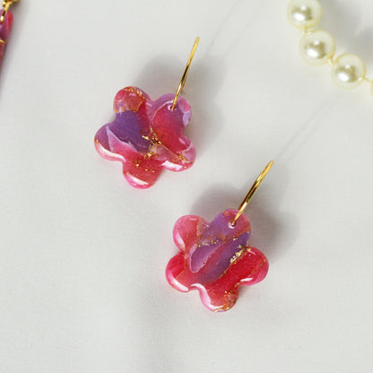 Rosé Lilac Aura – Ohrringe
