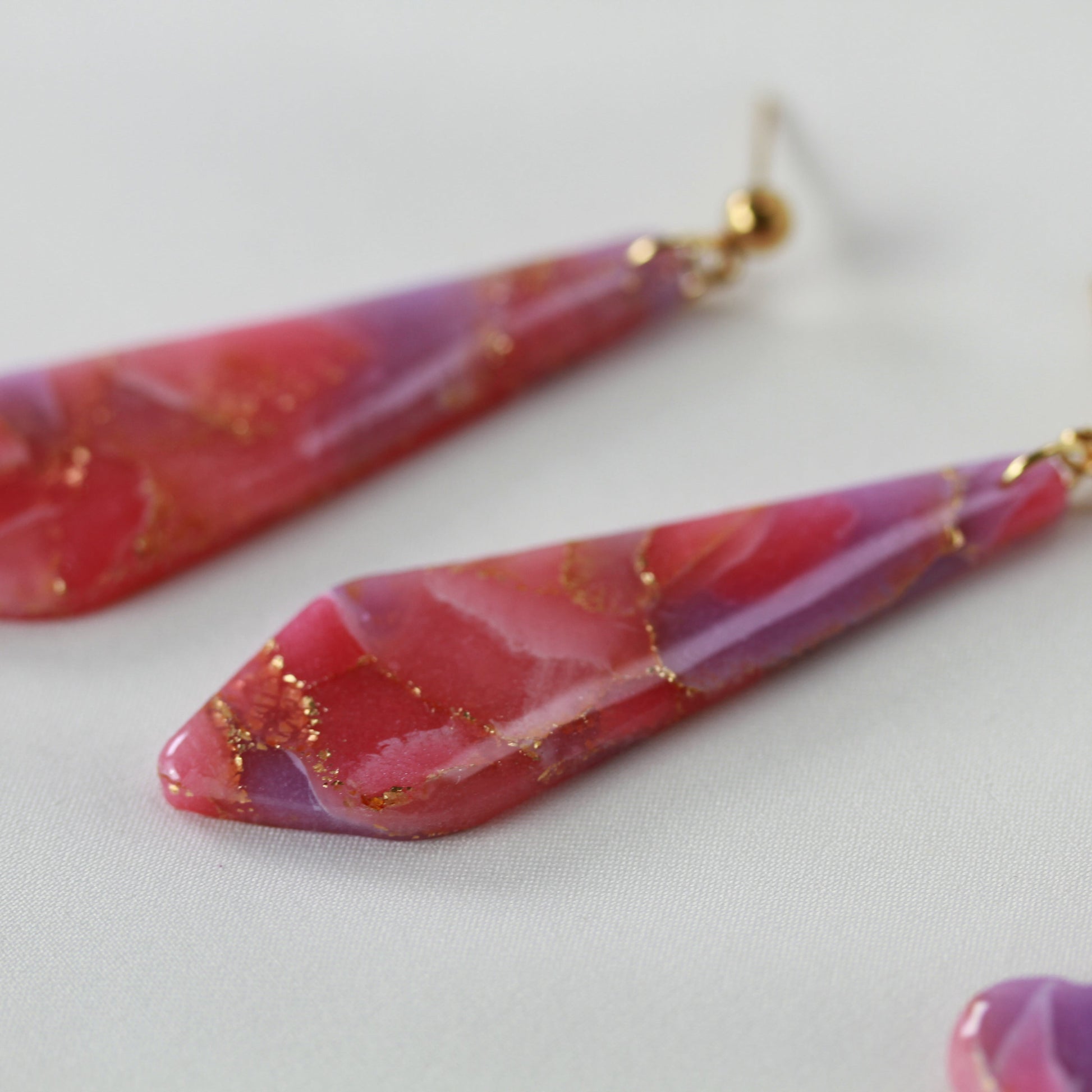 Rosé Lilac Aura – Ohrringe