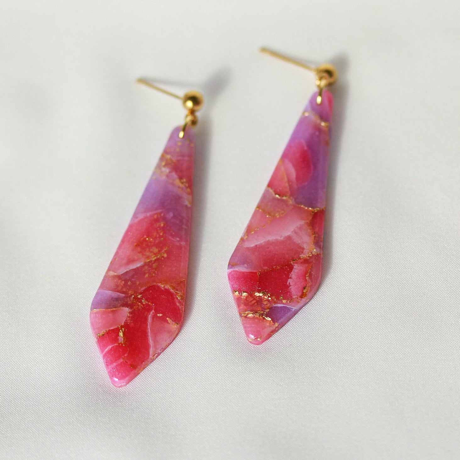 Rosé Lilac Aura – Ohrringe