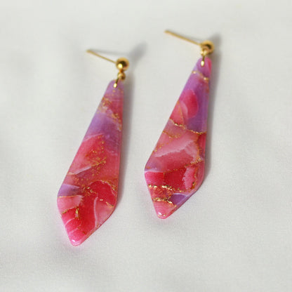 Rosé Lilac Aura – Ohrringe