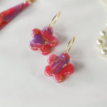 Rosé Lilac Aura – Ohrringe