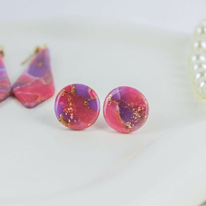 Rosé Lilac Aura – Ohrringe