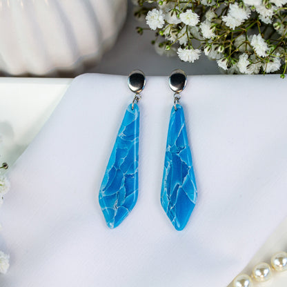 Sapphire Marble – Ohrringe