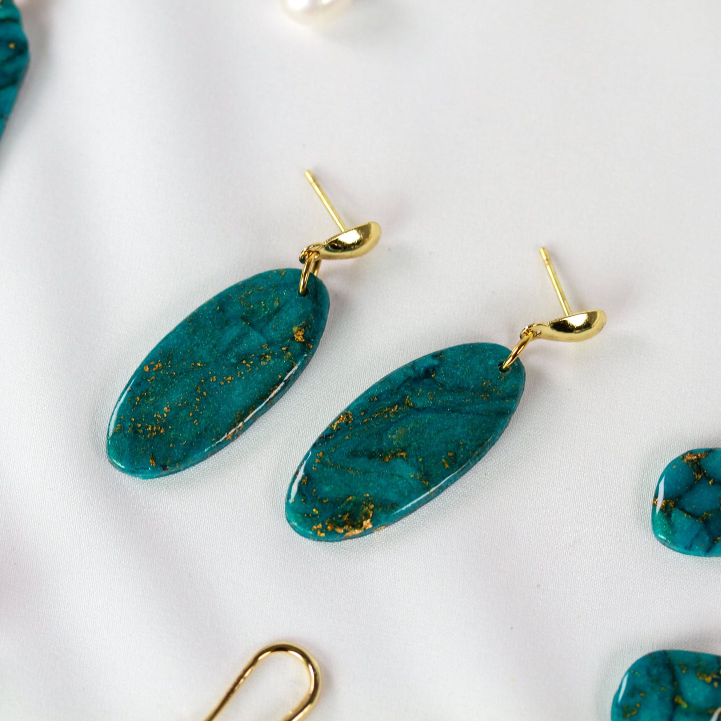 Viridia Turquoise Gold – Ohrringe