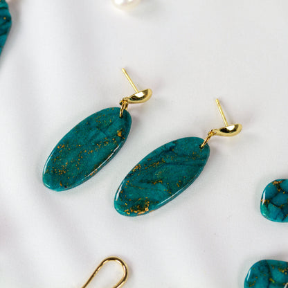 Viridia Turquoise Gold – Ohrringe