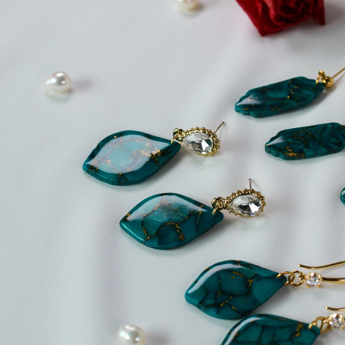 Viridia Turquoise Gold – Ohrringe