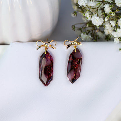 Elaris Bordeaux – Ohrringe