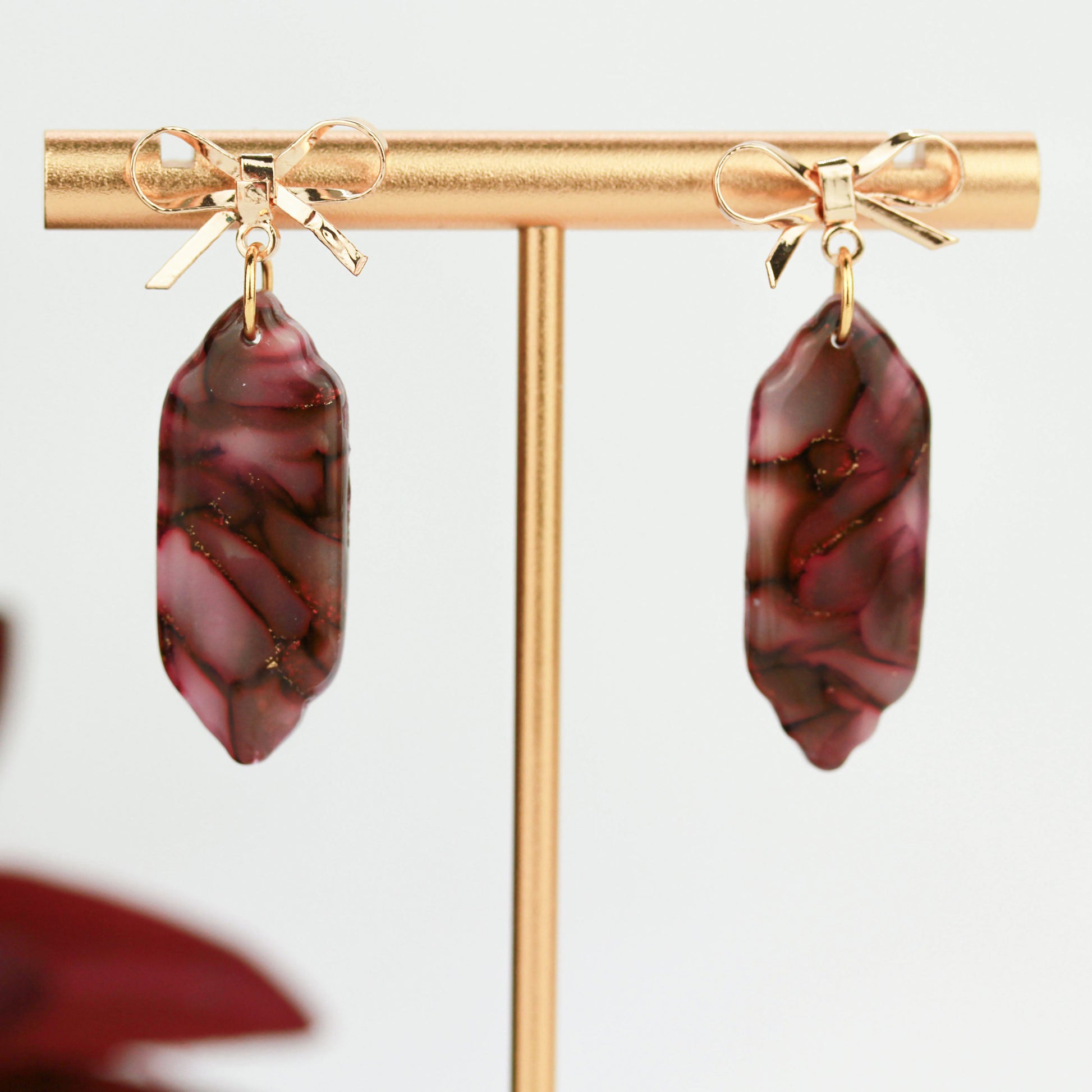 Elaris Bordeaux – Ohrringe