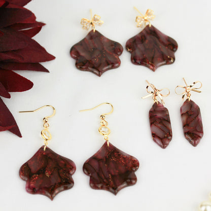 Elaris Bordeaux – Ohrringe