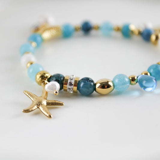 Ocean Stone Trio – Armband