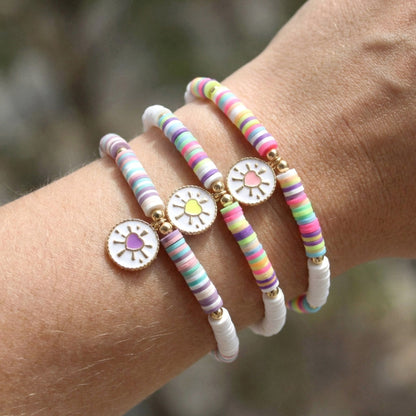 Radiant Heart – Katsuki-Armband mit Emaille-Herz