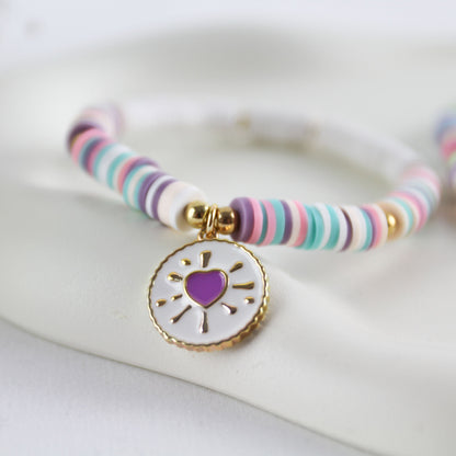 Radiant Heart – Katsuki-Armband mit Emaille-Herz