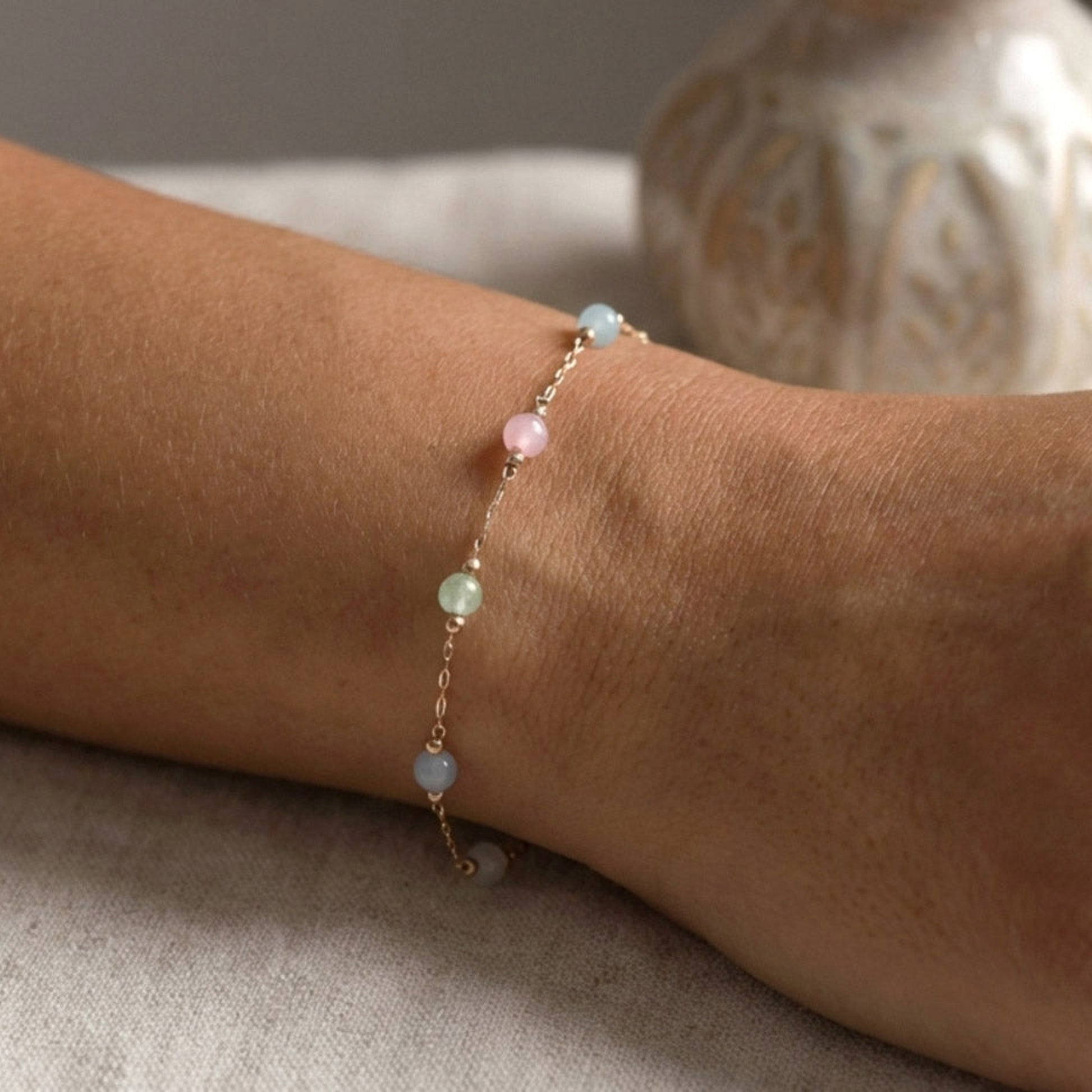 Pastel Prism – Perlenarmband