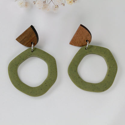 Walnut Green - Ohrringe