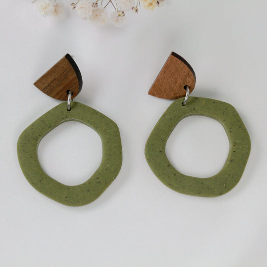 Walnut Green - Ohrringe