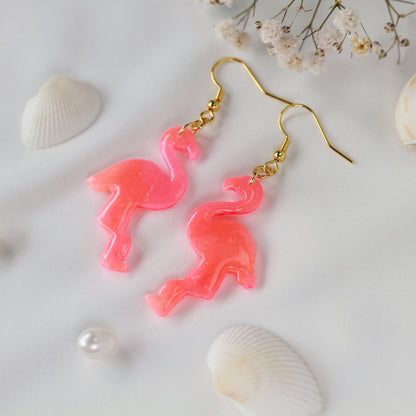 Neon Flamingo - Ohrringe