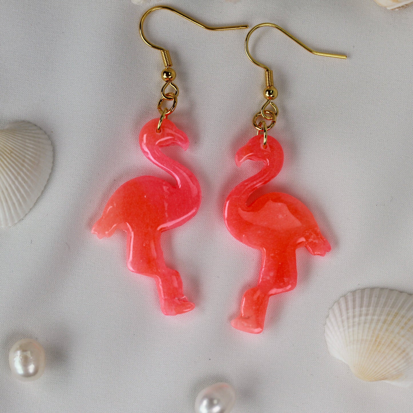 Neon Flamingo - Ohrringe