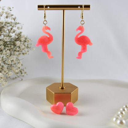 Neon Flamingo - Ohrringe