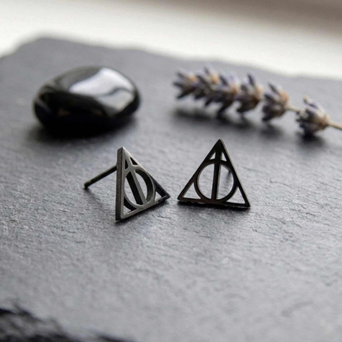 Black Geo - Ohrstecker