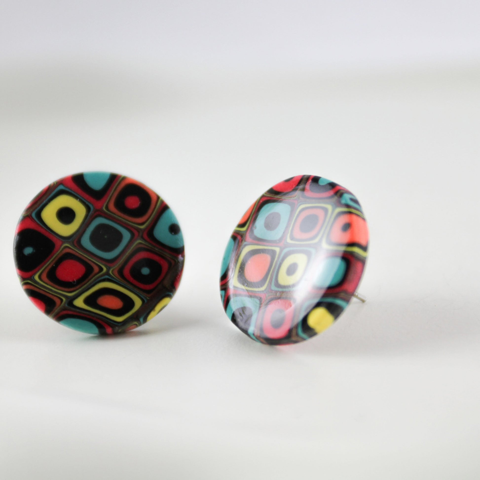 Retro Round - Ohrstecker