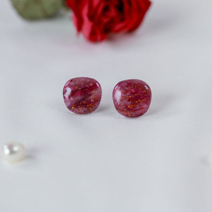 Rosegold Marble - Ohrringe
